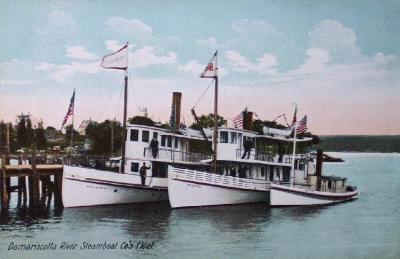 Damariscotta River Steamboat Co. Fleet 1906
