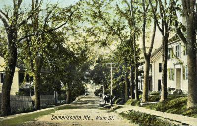 Main Street, Damariscotta, ME, circa 1907